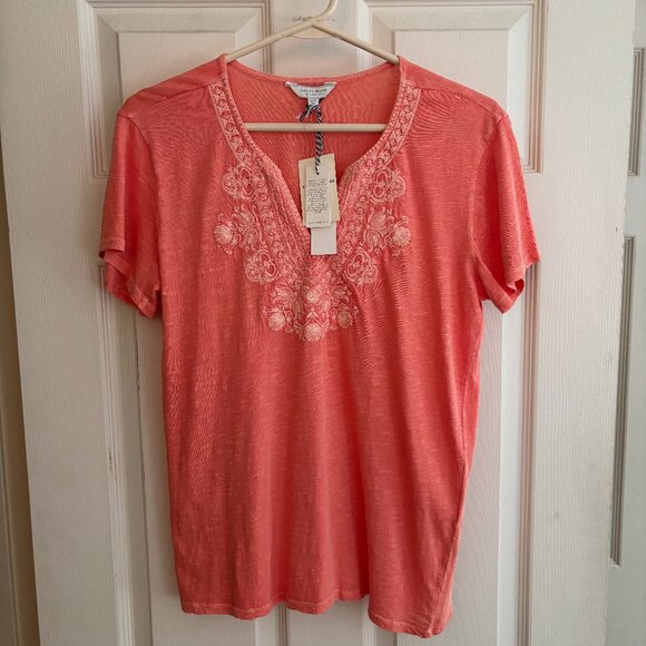 Lucky Brand Embroidered Front Shirt - Picture 1 of 5